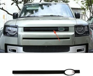 Black Front Grille Strip Trim Rod Fits For Land Rover Defender 90 110 2020-2023 - Picture 1 of 7