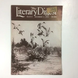 Literary Digest December 2 1933 Magazine Complete Waterman's Pen Advertisements - Picture 1 of 5