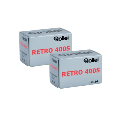 2 rollos - Rollei Retro 400S - 36 exp, 135/35 mm película negativa en blanco y negro Foto 1 de 4