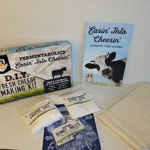 Fermentaholics D.I.Y Fresh Cheese Making Kit Delicious Easy To Follow Recipes