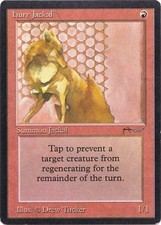 Hurr Jackal Light Played MTG Arabian Nights Singles