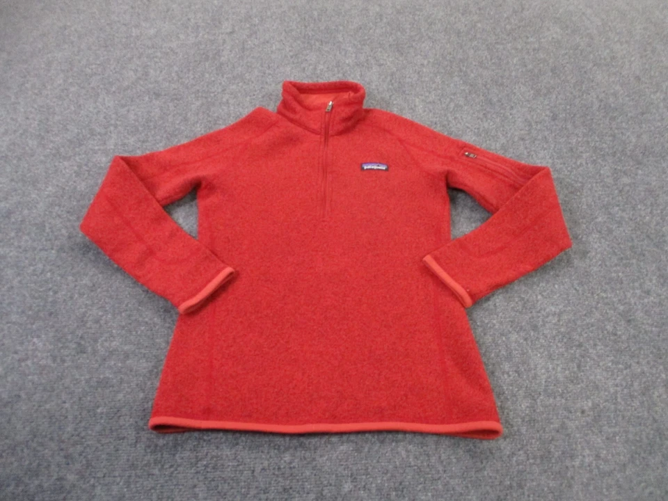 Chaqueta Patagonia Para Mujer XS Roja Mejor Suéter Polar Senderismo Exterior Pullover Foto 1 de 4