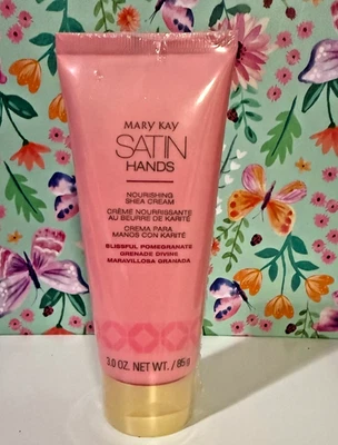 Mary Kay Satin Hands Chea Cream Blissful Pomegranate 3 oz - Image 1 of 3