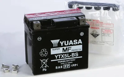 Batería AGM Yuasa Fresh Pack YTX5L-BS Can Am DS650 07 Foto 1 de 4