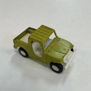 1969 Tootsie Toy 4" Green Jeep - Vintage Toy Diecast Car Tootsietoy - Picture 1 of 2