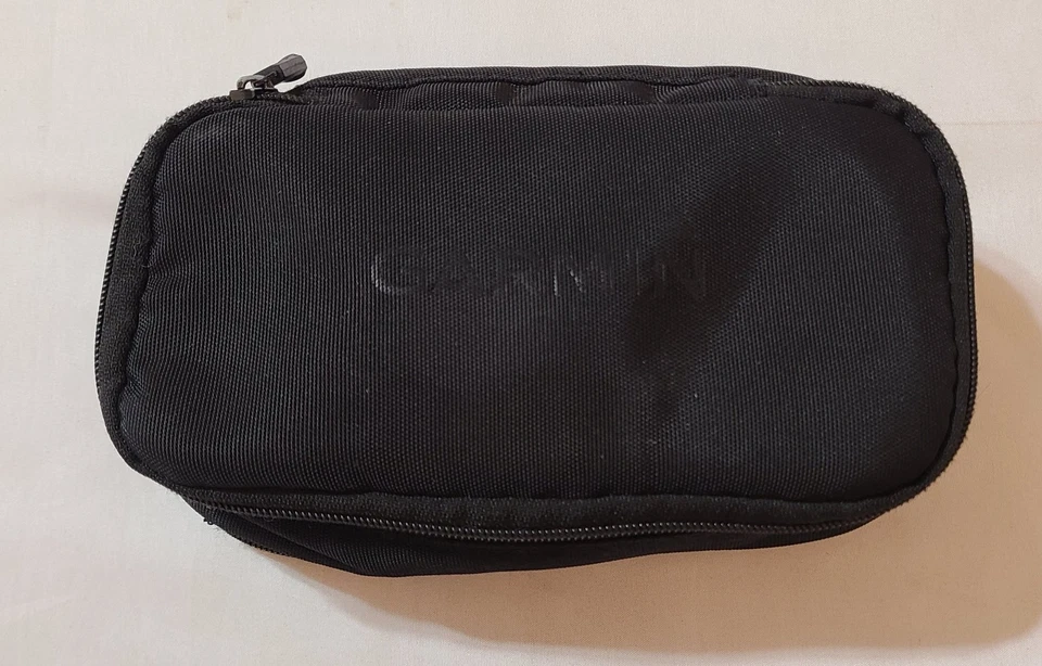 Garmin Bag  Black Portable Travel Soft Pouch 4" X 8" Small GPS Storage Case EUC  - Image 1 of 4