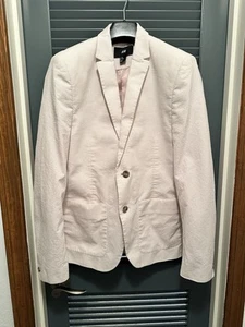 H&M Men's Seersucker Sport Coat-Size 36R-Rosy Brown - Picture 1 of 15