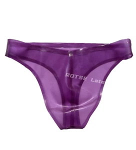 Sexy Tanga de goma látex para hombre Ropa interior Calzoncillos con espalda en T - Imagen 1 de 22