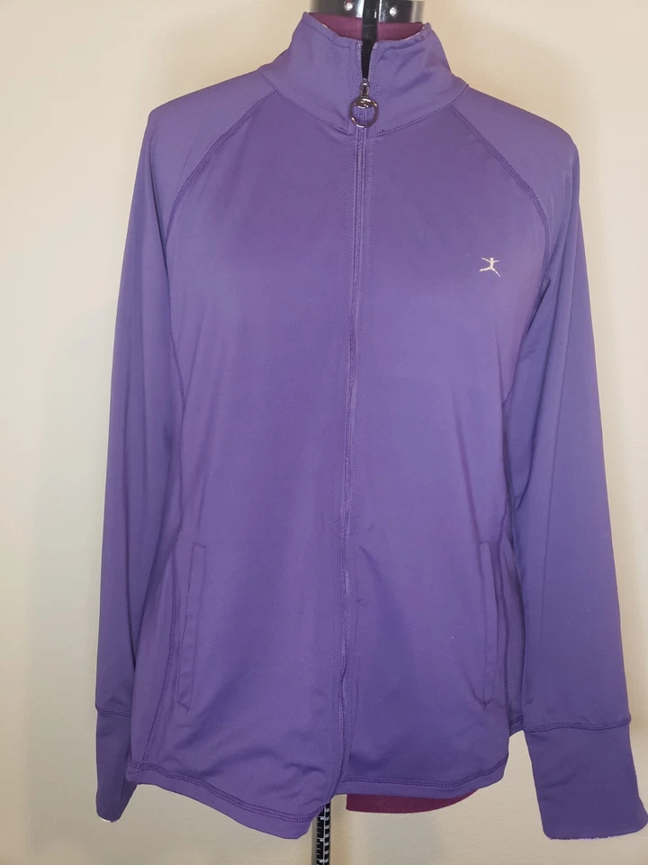Danskin XL purple running sweatshirt with flared hip - Image 1 of 4