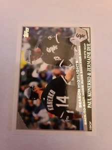2009 Topps Baseball Cards Konerko and Dye UH36 - Picture 1 of 2