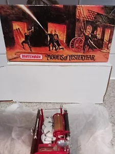 Matchbox Models Of Yesteryear YFE17 1939 Bedford Pump And Hose Fire Engine NIB - Picture 1 of 8