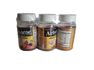 (3) Airborne Immune Support Kids Assorted Fruit Flavors 63 Gummies Exp 2/26 - Picture 1 of 8