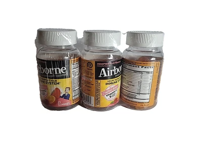 (3) Airborne Immune Support Kids Assorted Fruit Flavors 63 Gummies Exp 2/26 - Image 1 of 4