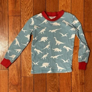Mini Boden Gender Neutral Dinosaur Pj Top 6Y / 116cm Blue And Red 100% Cotton - Picture 1 of 3