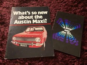 Folleto Austin Maxi 1969, edición del Reino Unido - No. 2624 + Folleto Sir Alec Issigonis - Imagen 1 de 1
