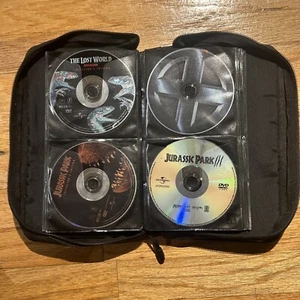 Mixed Lot Bundle of Assorted DVDs Movies Discs in Carrying Case Untested - Picture 1 of 15