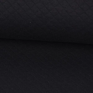 Sweatstoff Steppstoff Steppsweat einfarbig schwarz 1,5m Breite - Bild 1 von 8