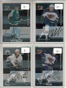 2001-02 BAP Signature Series Autographs #207 Ilya Kovalchuk FIRST AUTO CARD