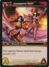 Wow tcg-conqueror nairi-ally/Icecrown eng