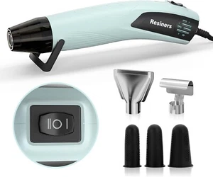 Heat Gun Mini Dual Temp Hot Air Gun Crafts Tool with 3 Nozzles 350W 662โ 350โ - Picture 1 of 8