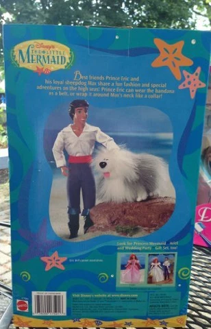 Barbie Disney Prince ERIC and Max Doll Set from The Little Mermaid Cover