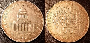 France - 100 francs Panthéon argent 1988 ! F.451/8 - Picture 1 of 1