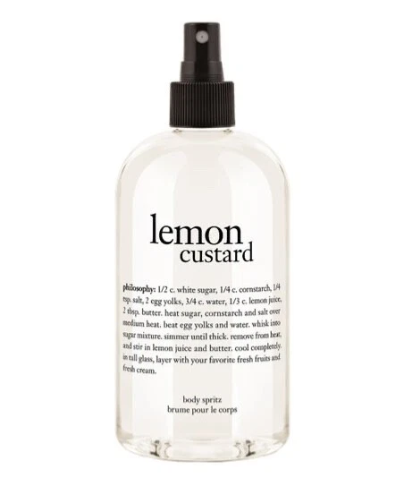 Philosophy Lemon Custard Body Spritz 16 Oz With Pump