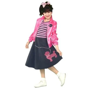 Nifty Fifties 50's Halloween Costume with Poodle Skirt Girls Size 8-10 New - Picture 1 of 1