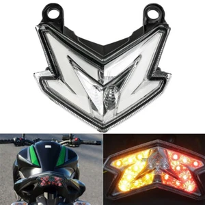 LED Rear Brake Trun Signal Tail Light For Kawasaki Ninja ZX-6R 636 Z800 2013-16 - Picture 1 of 13