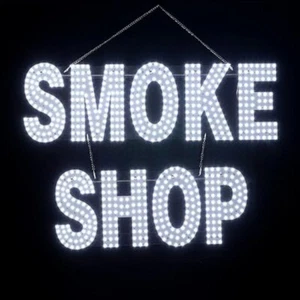 LED SMOKE SHOP SIGN 15X24 INCH, 5000K Bright Light for Lounge, Smoke Shop - Picture 1 of 1