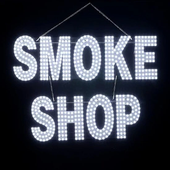 LED SMOKE SHOP SIGN 15X24 INCH, 5000K Bright Light for Lounge, Smoke Shop - Image 1 of 1
