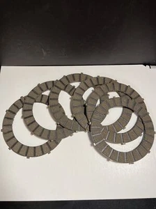 BSA Triumph 57-1362 Bonded Clutch Drive Plate Set of 6 TWINS 500 650 750 - Picture 1 of 3