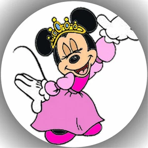 Colocador de tartas cumpleaños fiesta imagen de tartas fondant - oblea Minnie Mouse P10 - Imagen 1 de 1