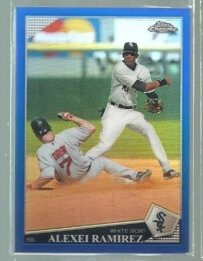  2009 Topps Chrome Blue Refractors #156 Alexei Ramirez 089/199 (ref40130) - Image 1 of 1