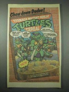 1989 Ralston Teenage Mutant Ninja Turtles Cereal Ad
