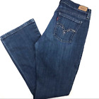 Levis 515 Boot Cut Jeans Blue Mid Rise Denim Womens Size 10M Studded Zip Fly