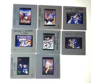 Set of 8 - 1992 New York Giants Fantasy Artist Concept NFL Football 35mm Slide - Picture 1 of 9