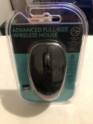 RARE NEW Logitech M510 Full Size Ergonomic Anti-Carpal Tunnel Wireless Mouse  - Image 1 of 3