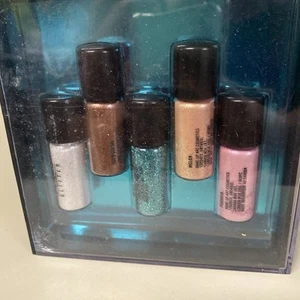 MAC Cosmetics Glitter Brillant Charm Golddrift Fushia Turquoise Melon Coco Beach - Picture 1 of 3
