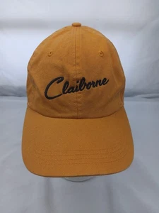 Cappello giallo Claiborne purosangue berretto corsa cavalli fattoria. Spedizione veloce - Foto 1 di 9