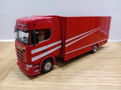 for GCD for Scania S 730 Enclosed Double deck tow trucks Red LHD 1:64 Model - Image 1 of 4