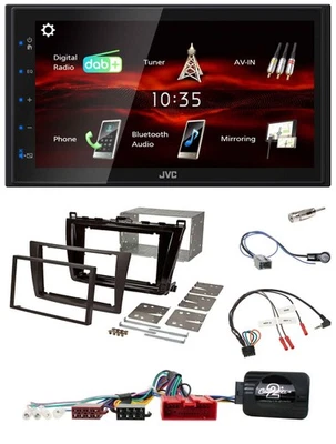 JVC USB Bluetooth Lenkrad DAB 2DIN Autoradio für Mazda 6 2008-2012 Klavierlack - Bild 1 von 4