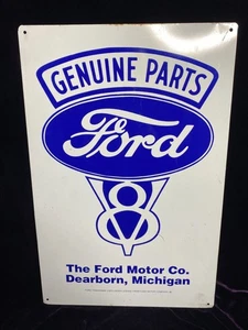 Original Ford Teile Blechschild 17,5" x 11,5" Vintage-Stil Dearborn, Michigan - Bild 1 von 13