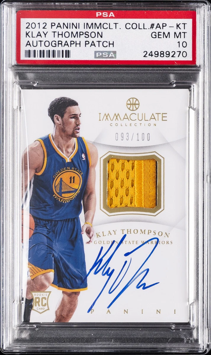 Klay Thompson Basketball Grade 10 Rookie Sports Trading Cards