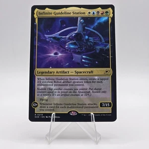 Infinite Guideline Station - EOE #219 Rare - NM / Mint Edge of Eternities Single - Picture 1 of 3