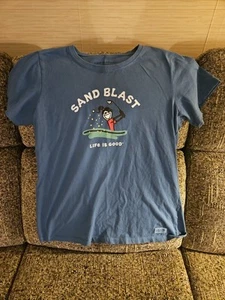 Camiseta para mujer Sand Blast Golf Life is Good L - Imagen 1 de 5