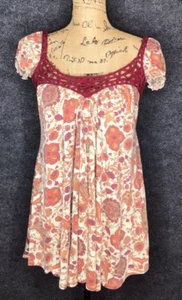 Debbie Miller Shirt Size S Small Women's Ladies Floral Tunic Multi Color - Picture 1 of 10