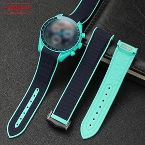 Kautschuk Uhrenarmband für Omega X Swatch Polar Light Mission on Earth Silikonband - Bild 1 von 17