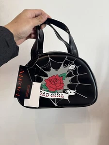Bolso Cartera y2k Nuevo con Etiquetas Addicted Bad Girl Rosa Telaraña Punk Gótico - Imagen 1 de 4