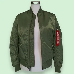 Alpha Industries Bomberjacke MA-1VF 59 Wmn Fliegerjacke sage green Gr. S NEU - Bild 1 von 13